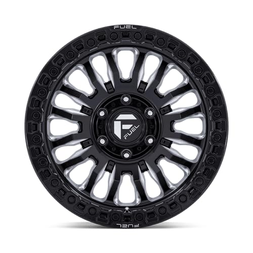 FC857 RINCON FUEL OFF-ROAD 17X9 6X5.5 5.98 25mm GLOSS BLACK MILLED - FC857BE17906825