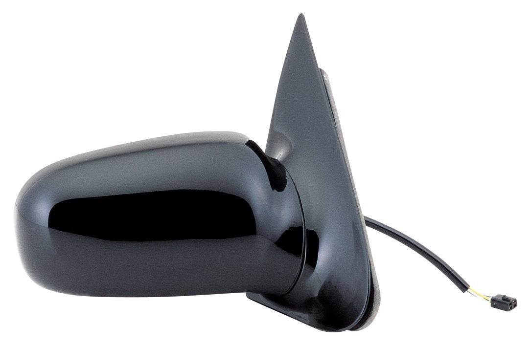 Passenger Side Fit Mirror for Chevy Cavalier Sedan, Pontiac Sunfire Sedan, Black, Spring Loaded, Power