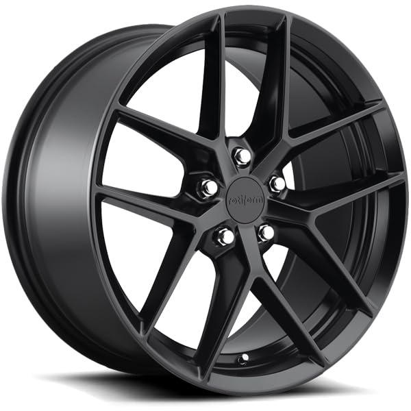 R134 18X8.5 Rotiform 5X4.5 MT-BLK 45MM - R134188565+45