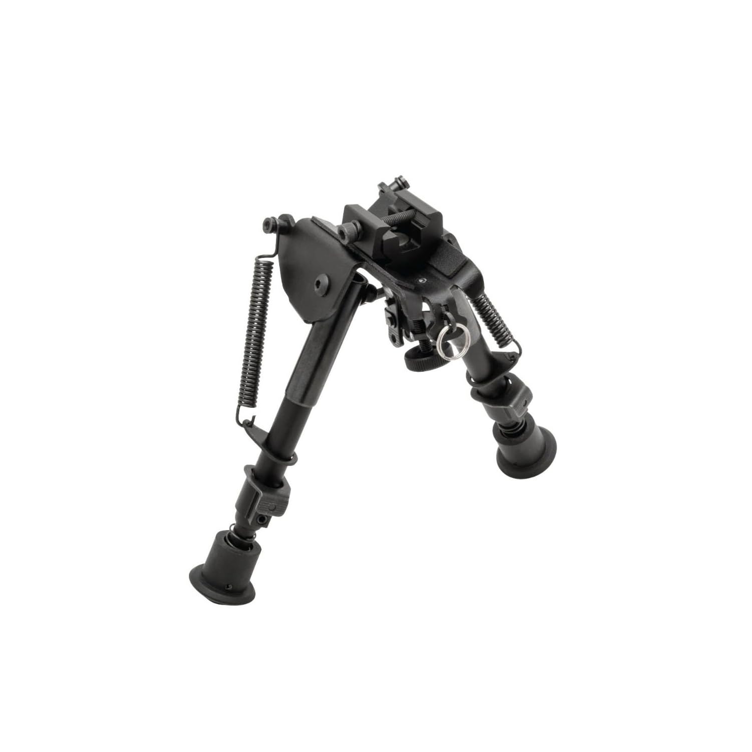 TruGlo All-Metal Tac Pod Adjustable Lightweight Versatile Durable Portable Rifle Bipod for Bench or Prone Shooting - Fixed Base, 13-23 in. Leg Length