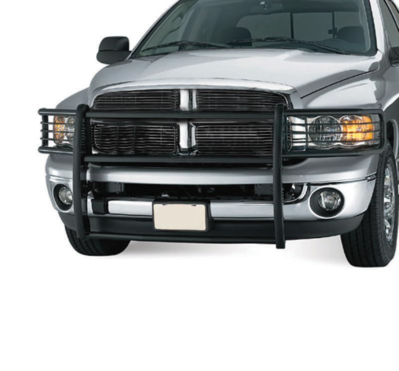 Modular Black Black Horse Grille Guard Compatible with 2003-2006 Chevrolet Silverado 1500|2007-2007 Chevrolet Silverado 1500 HD Classic-17GT25MA