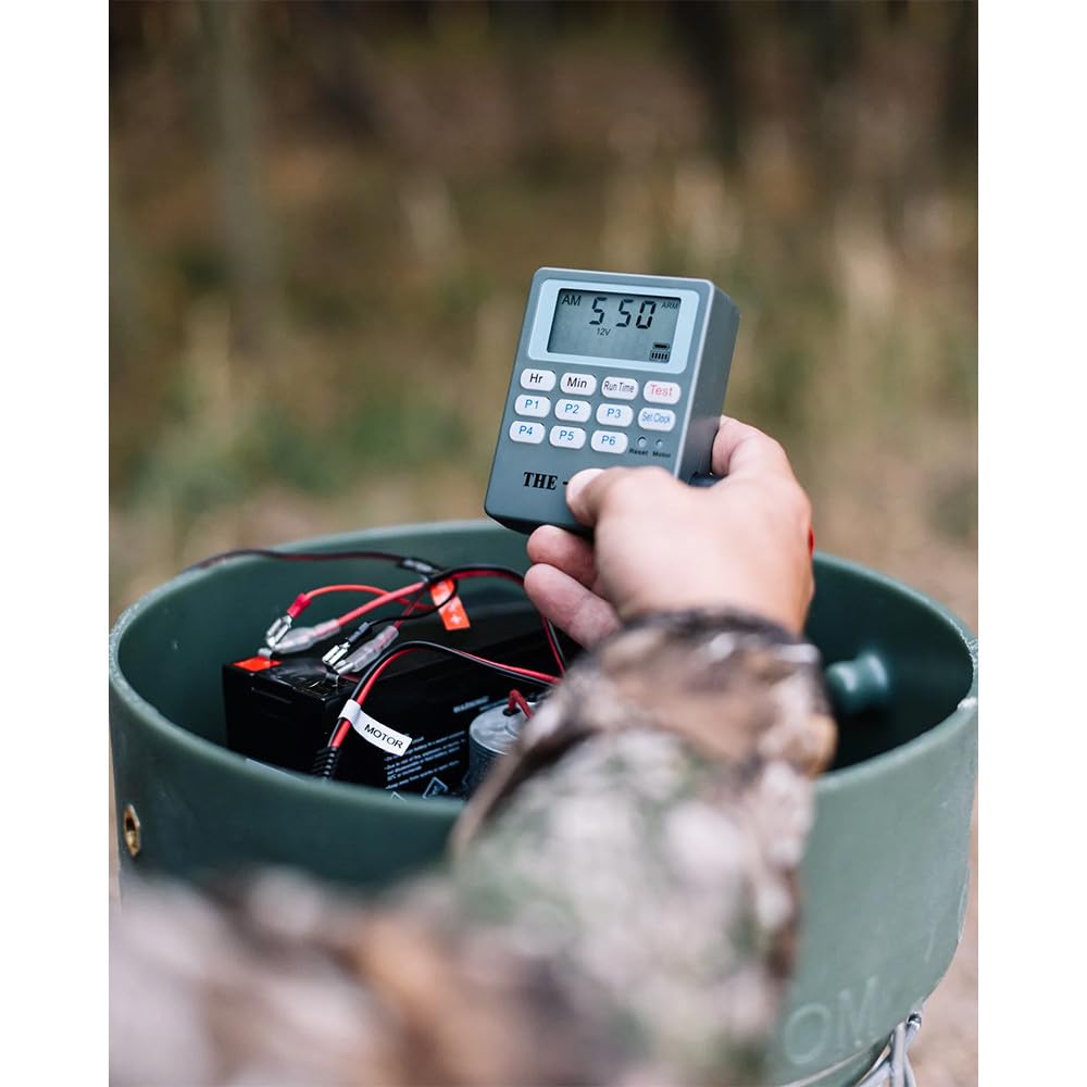 1000 LB Hunting Game Feeder Capsule Feeders CAP-1000, Green, 1000LB Game Feeder