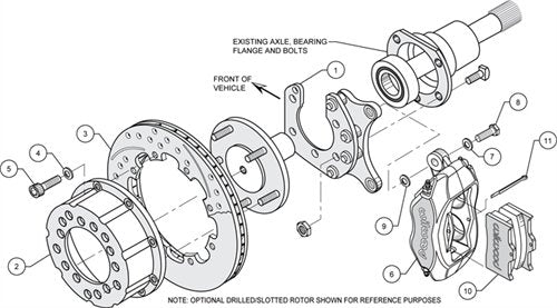 Red FDLI P/S Rear Kit