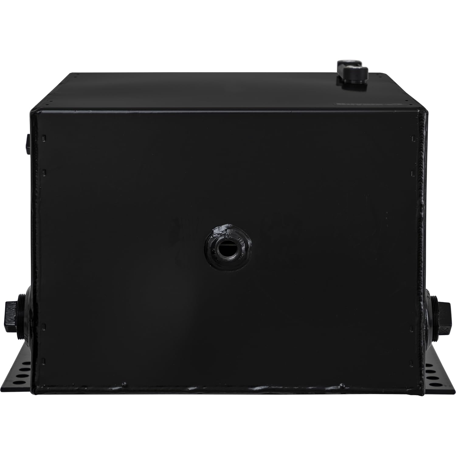 Buyers Products Side Mount Steel Hydraulic Reservoir SMR25S, 25 Gallon, Powder-Coated HRPO Steel, Internally Baffled, Welded Rear Brackets, 2 in. NPT Suction/Return, 1-1/4 in. NPT Return Port