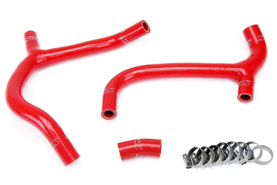 Red Silicone HPS 57-1236-RED Radiator Coolant Hose Kit