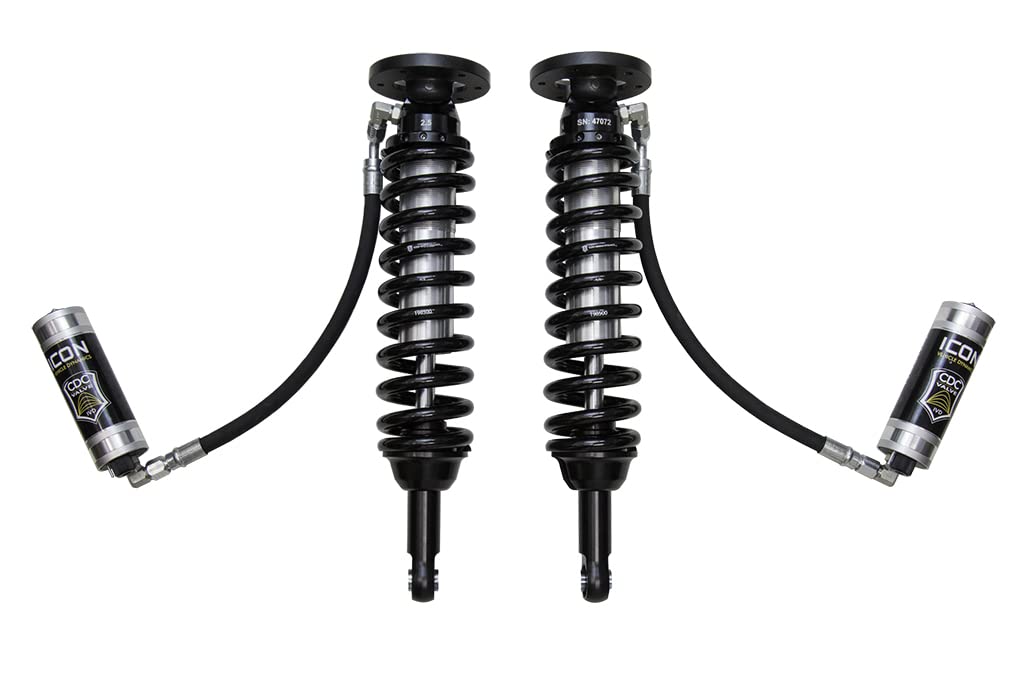 2.5 VS RR/CDCV Coilover Kit, ICON 1.75-2.63" Lift, Compatible with 2009-13 Ford F150 4WD, 91800C