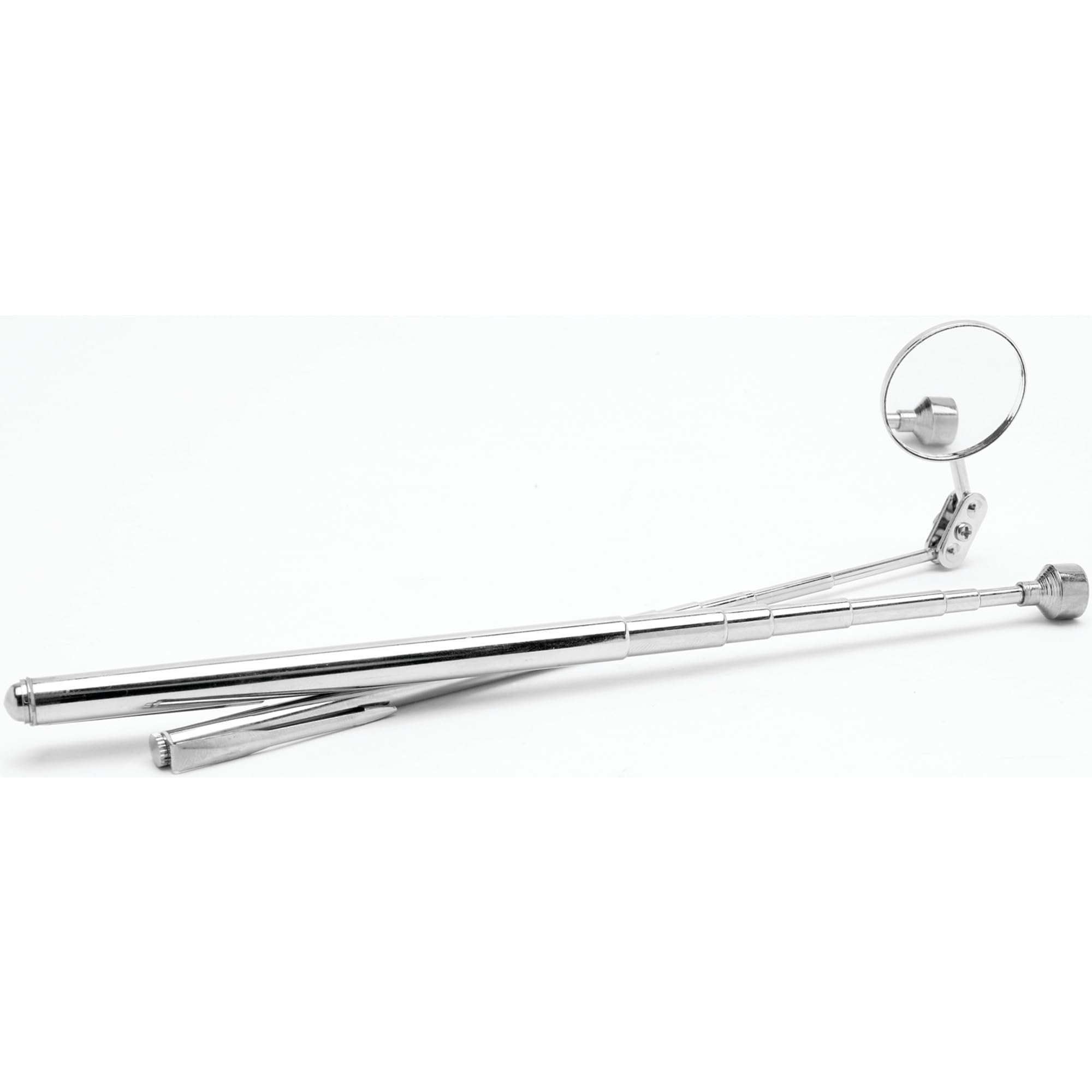 Telescoping Performance Tool 1478 Stainless Steel Inspection Mirror, Extends from 5 1/4-Inch to 22 3/4-Inch for Easy Viewing in Tight Spaces
