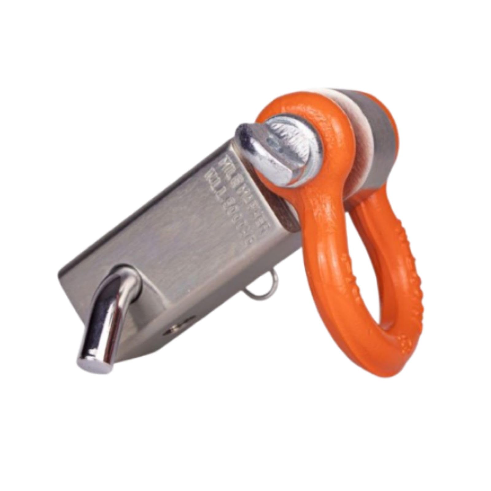 Mile Marker Steel Hitch Receiver 60-65000C with D Ring fits all Standard Class III Hitches with 2” Receivers - Zinc Coated Aluminum - Dual Sided Mounting Options - Corrosion Resistant - Easy Install