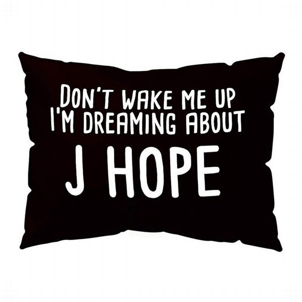 Cotha LIA D 30x50cm - Kpop Pillow Case Dont Wake ME UP Rectangle Cushion Cover Home Decor Get Up Sofa Pillowcase Cover Seat Pillow Cover Home