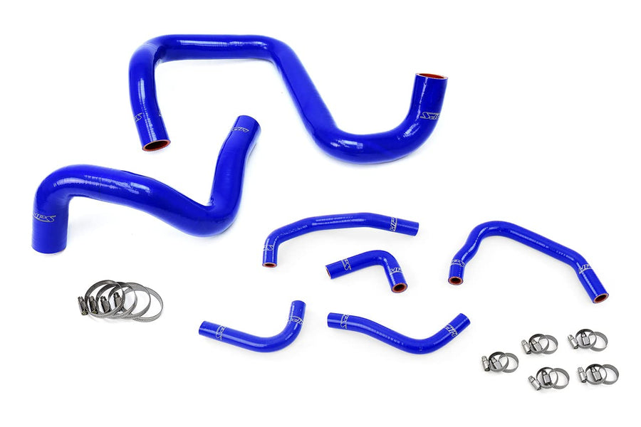 Blue HPS 57-1285-BLUE Silicone Radiator Coolant/Heater Hose Kit