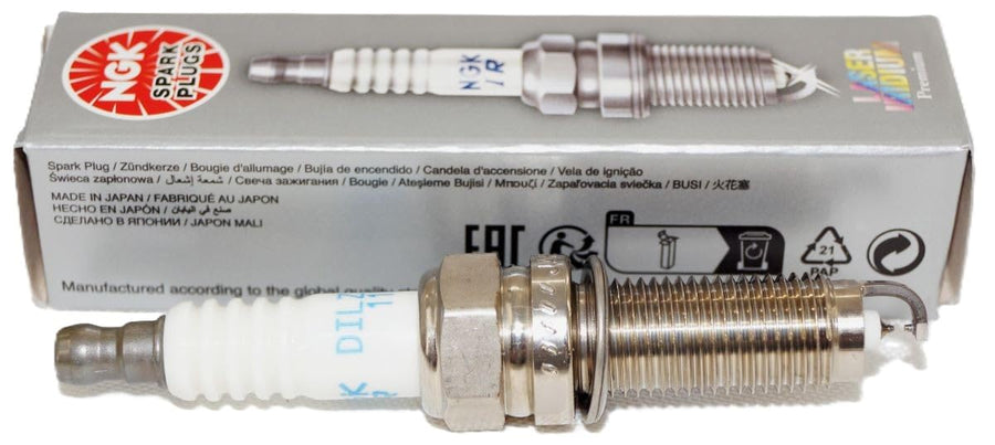 Laser Iridium NGK Spark Plug DILZKR7A11DS Compatible with Honda Pilot 3.5L V6 2012-2013 (Single Plug)
