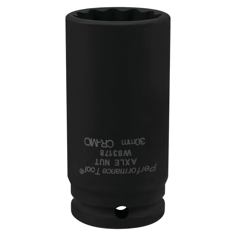 30mm Performance Tool W83178 12 Point Axle Nut Socket