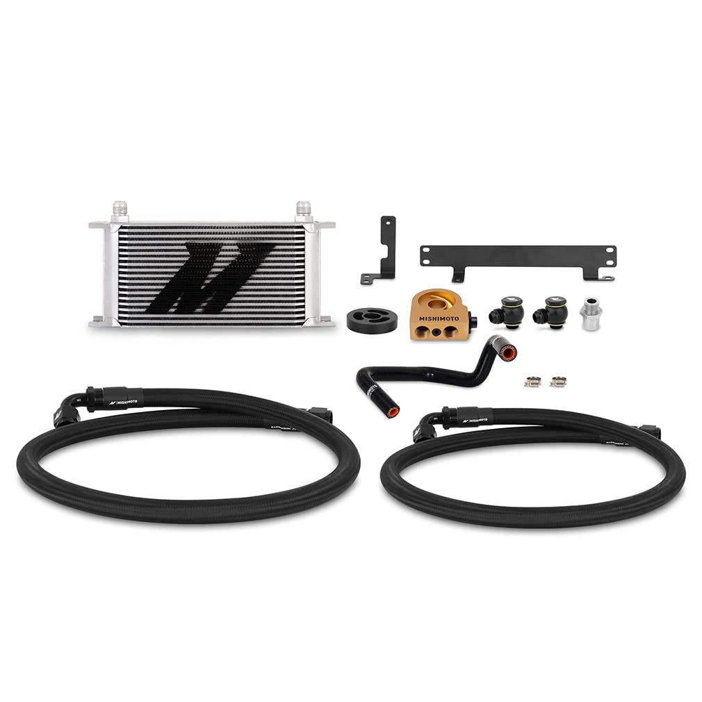 Mishimoto Oil Cooler Kit Thermostatic, Compatible with Subaru WRX 2022+, Silver