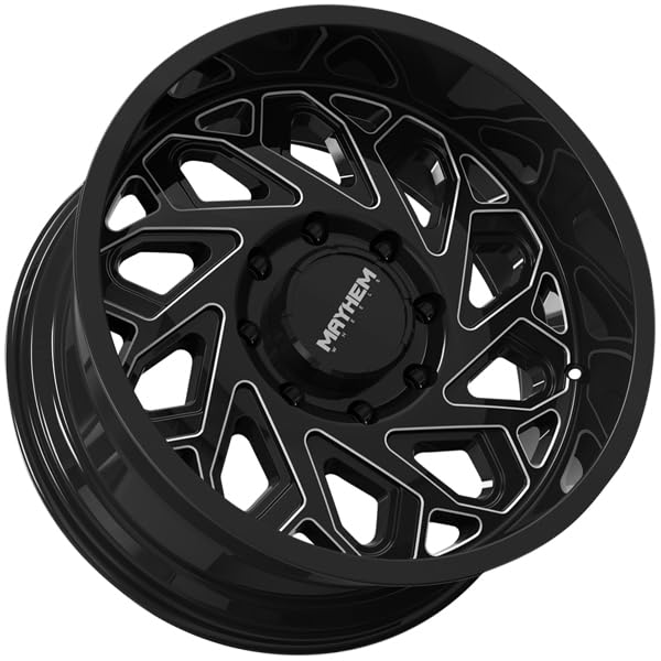 Essex 8112 Mayhem 8112-2181BM Gloss Black/Milled Spokes 20X10 8-165.1 -19mm 125.2mm