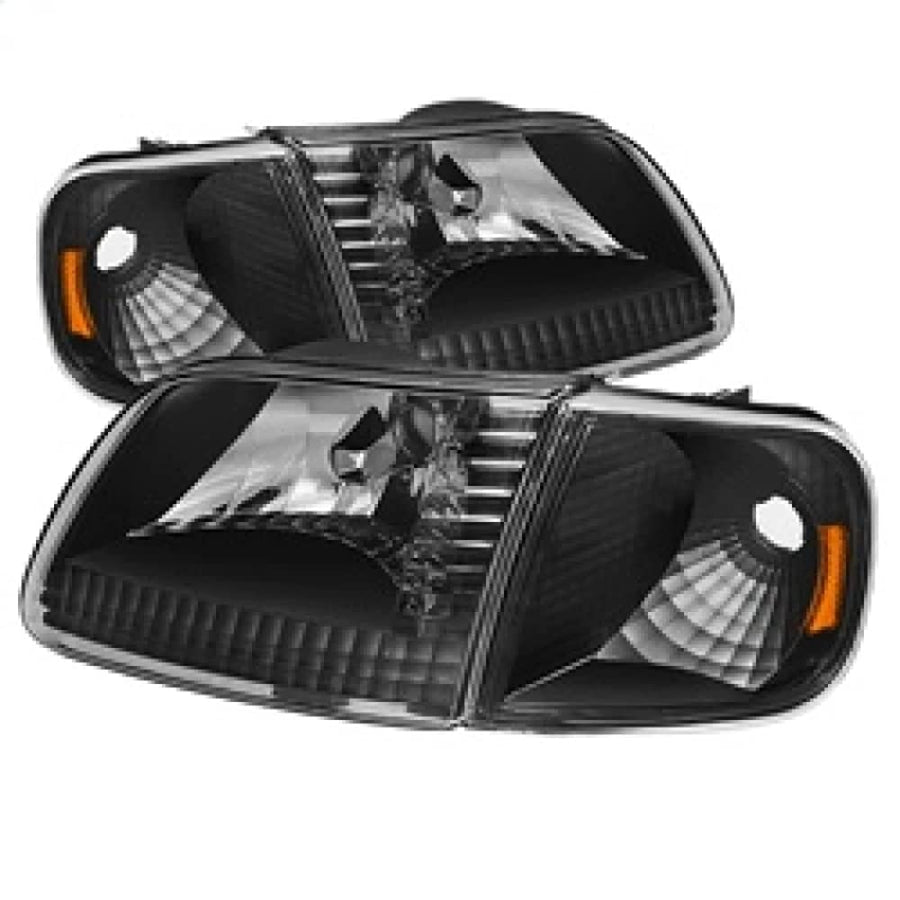 Ford Expedition HD-JH-FF15097-SET-AM-BK Xtune Headlight