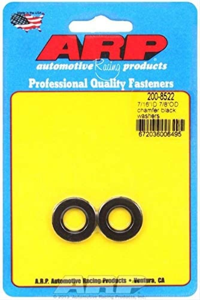 Chamfer ARP Washer, Black (200-8522)