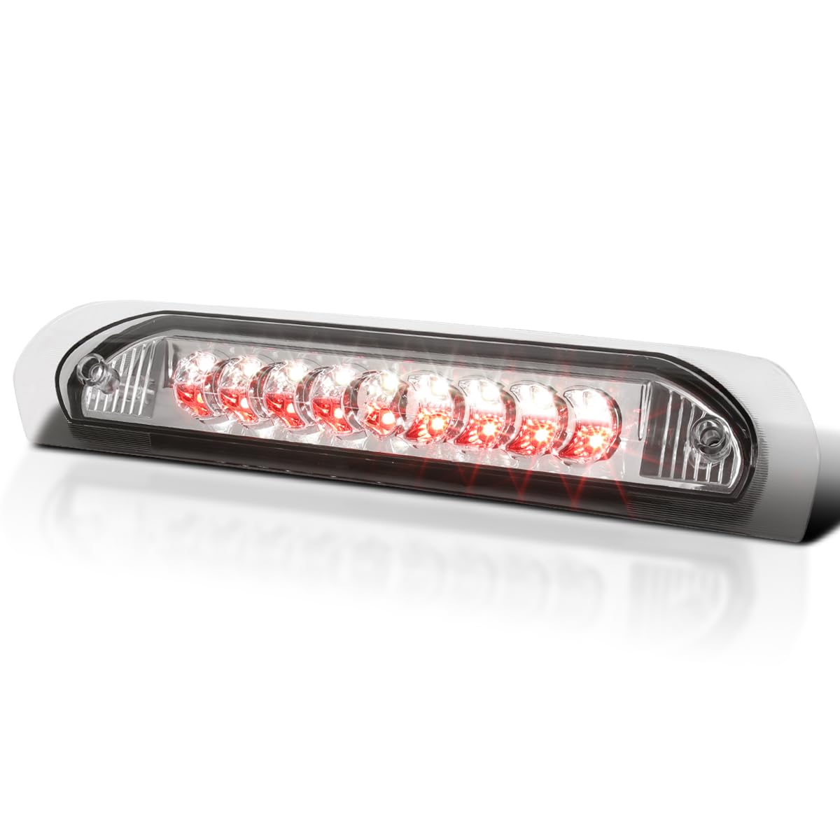 Chrome LED SPEC-D TUNING 3rd Brake Light Compatible with 2002-2008 Dodge Ram 1500/2500/3500