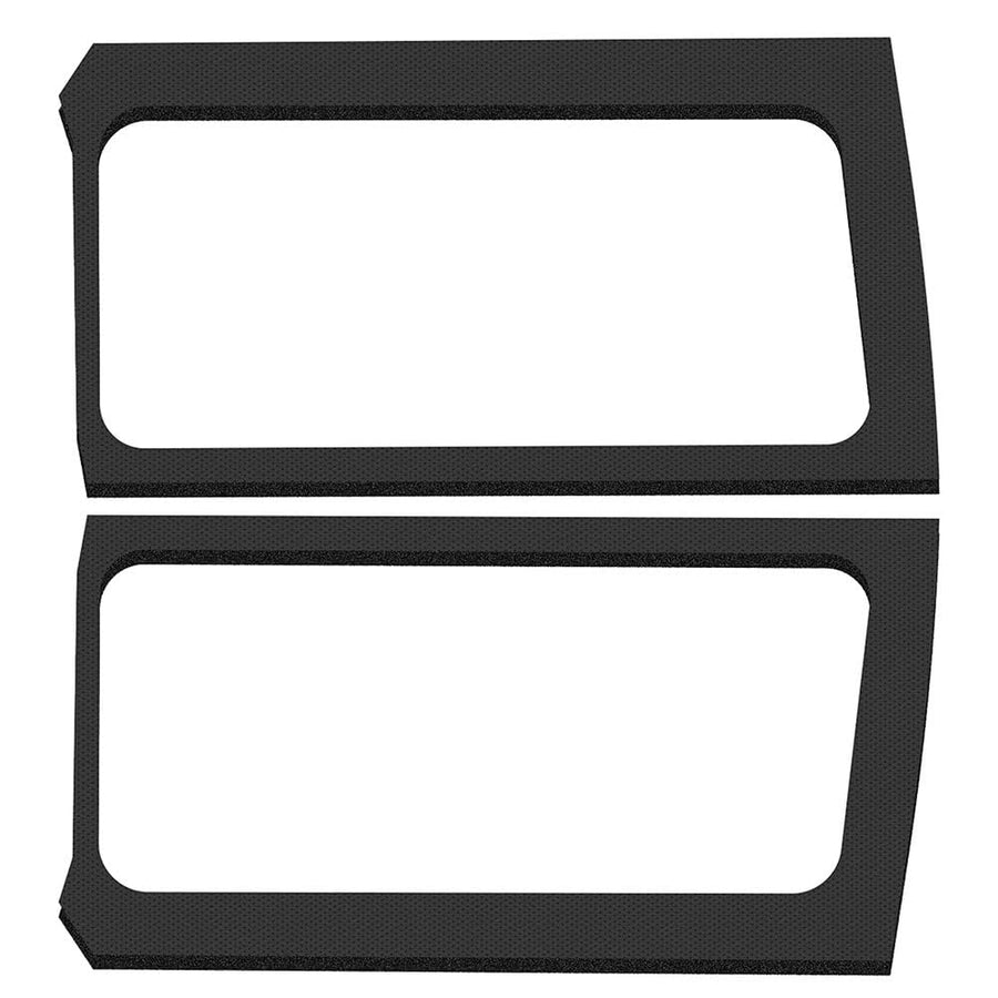 Design Engineering 50272 Boom Mat Black Leather Look Sound Deadening Rear Side Window Only Compatible with 2-Door Jeep Wrangler JL (2018-up)