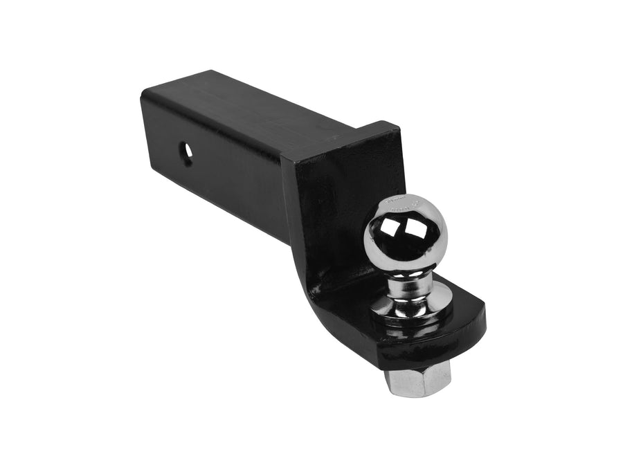 3" Drop Down Armordillo Loaded Ball Mount Trailer Tow Hitch with 2.5" Receiver Tube Universal Fit - Black