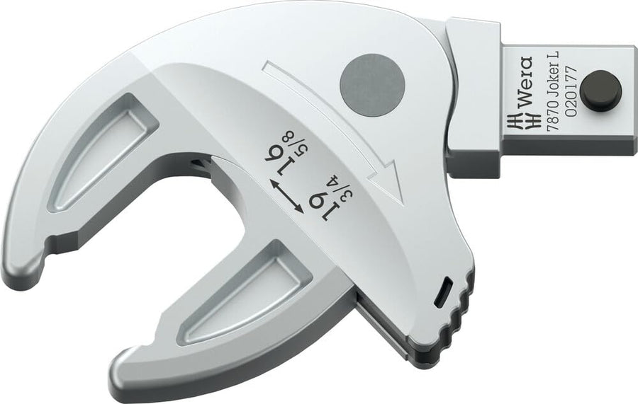 Wera 7870 Tools JOKER L; SELF ADJUSTING JOKER HEAD; 16-19MM, 9X12 MM