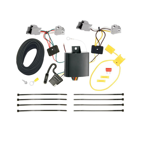 T-One® TEKONSHA Harness T-Connector, 4-Way Flat, Compatible with Select Ford Explorer, Taurus : Lincoln MKS