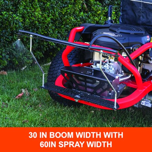 Zero Turn Agri-Fab 45-0628 Riding Lawn Mower Sprayer with Boom and Spray Wand 15 - Gallon Capacity Tank, 2.2 GPM, 100 PSI Sprayer Pump, Universal Design fits Many Zero Turn Brands