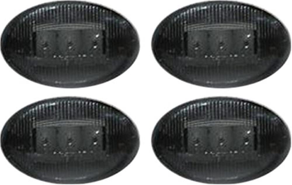 264132BK Recon LED Fender Lights 1999-2008 Ford Super Duty (4-Piece Set) - Smoked Lens with Black Trim