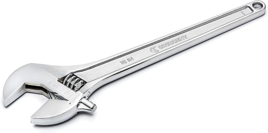 Adjustable Crescent Tapered Handle Wrench - Boxed - Home Improvement, Garage & Mechanic Versatile Hand Tool - 18" - AC218BK