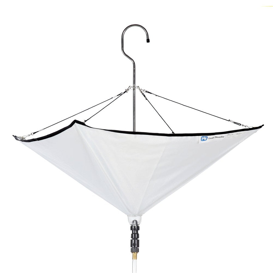 PIG Umbrella-Style Roof Leak Diverter Tarp Kit - 30" x 30" - Translucent - TLS461-TR
