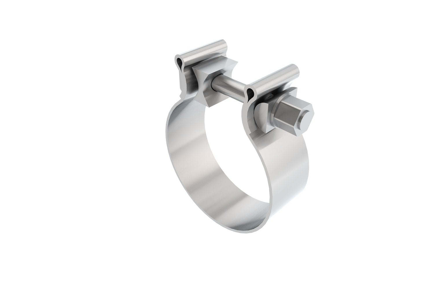 Accessory BORLA 18330 3" T-304 Stainless Steel AccuSeal Single Bolt Band Clamp