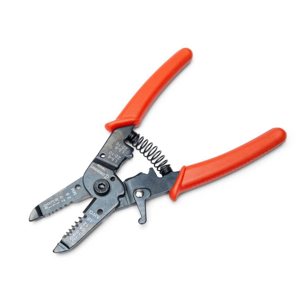 7" Crescent Wire Stripper Plier Dipped Grip (7WSDG)