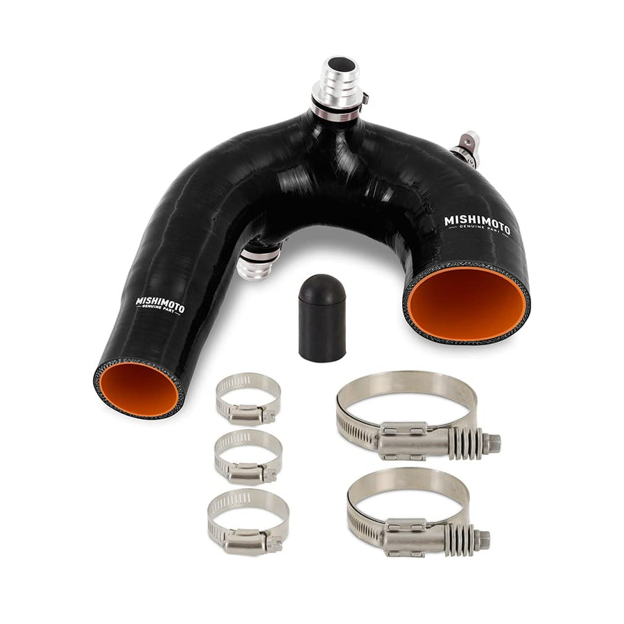 Silicone Intake J-Tube Mishimoto Compatible With Polaris RZR XP Turbo 2016+, Black