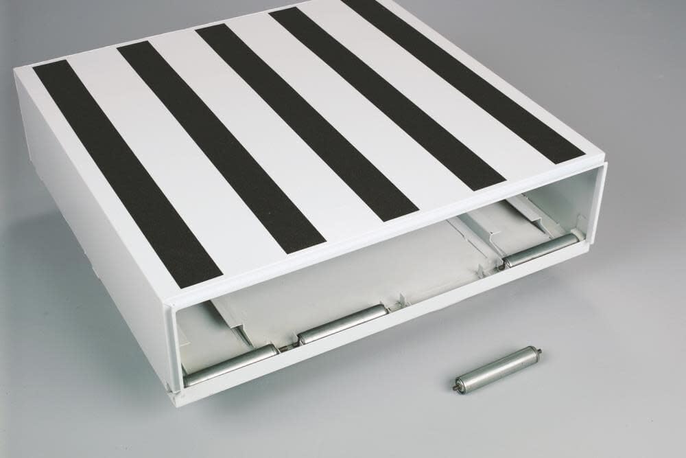 JOBOX StorAll 667980 13" Tall Heavy-Duty Steel Drawer Storage (33"W x 13"H x 48"L) - 9" Deep Drawer, White