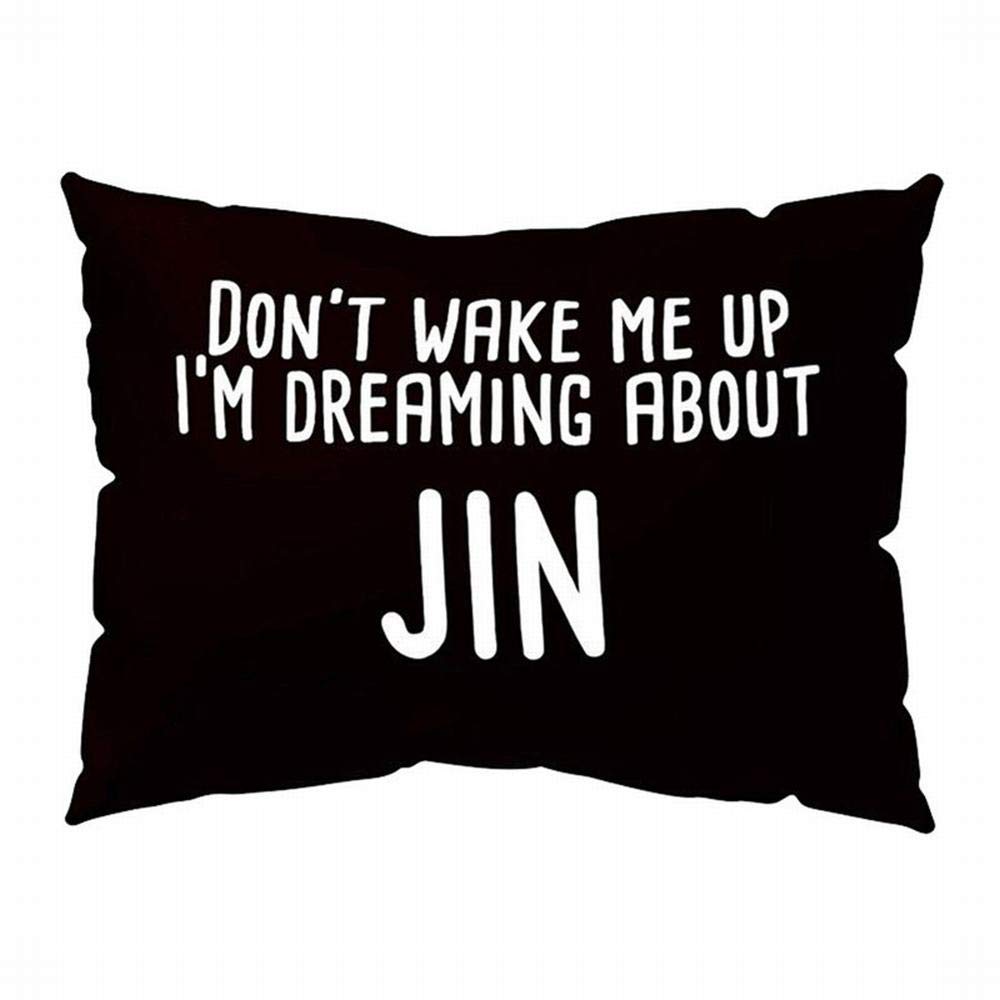 Cotha LIA D 30x50cm - Kpop Pillow Case Dont Wake ME UP Rectangle Cushion Cover Home Decor Get Up Sofa Pillowcase Cover Seat Pillow Cover Home