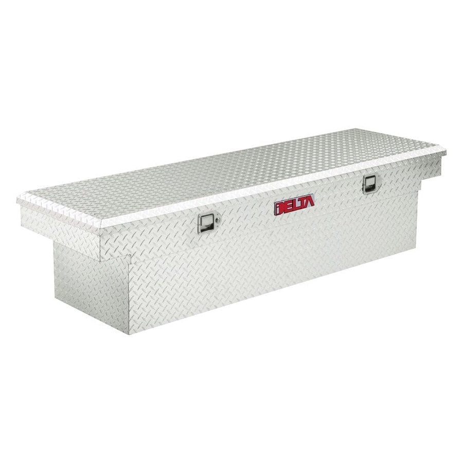 Full Size Delta 1-301000 Bright Aluminum Single Lid Deep Crossover Truck Box
