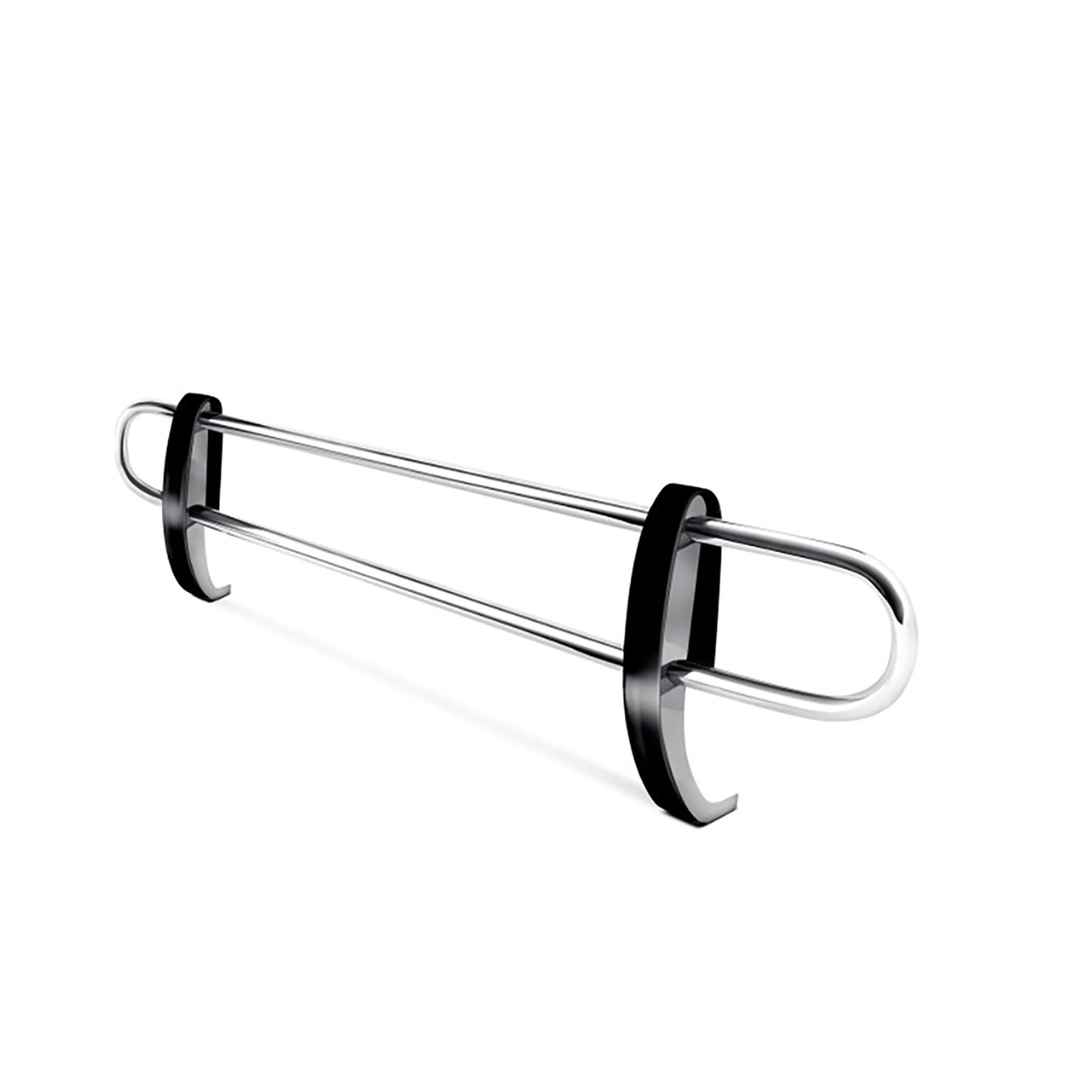 Rear Bumper Guard Black Horse Double Tube Stainless Steel Compatible with 2011-2019 Ford Explorer-8D047018SS