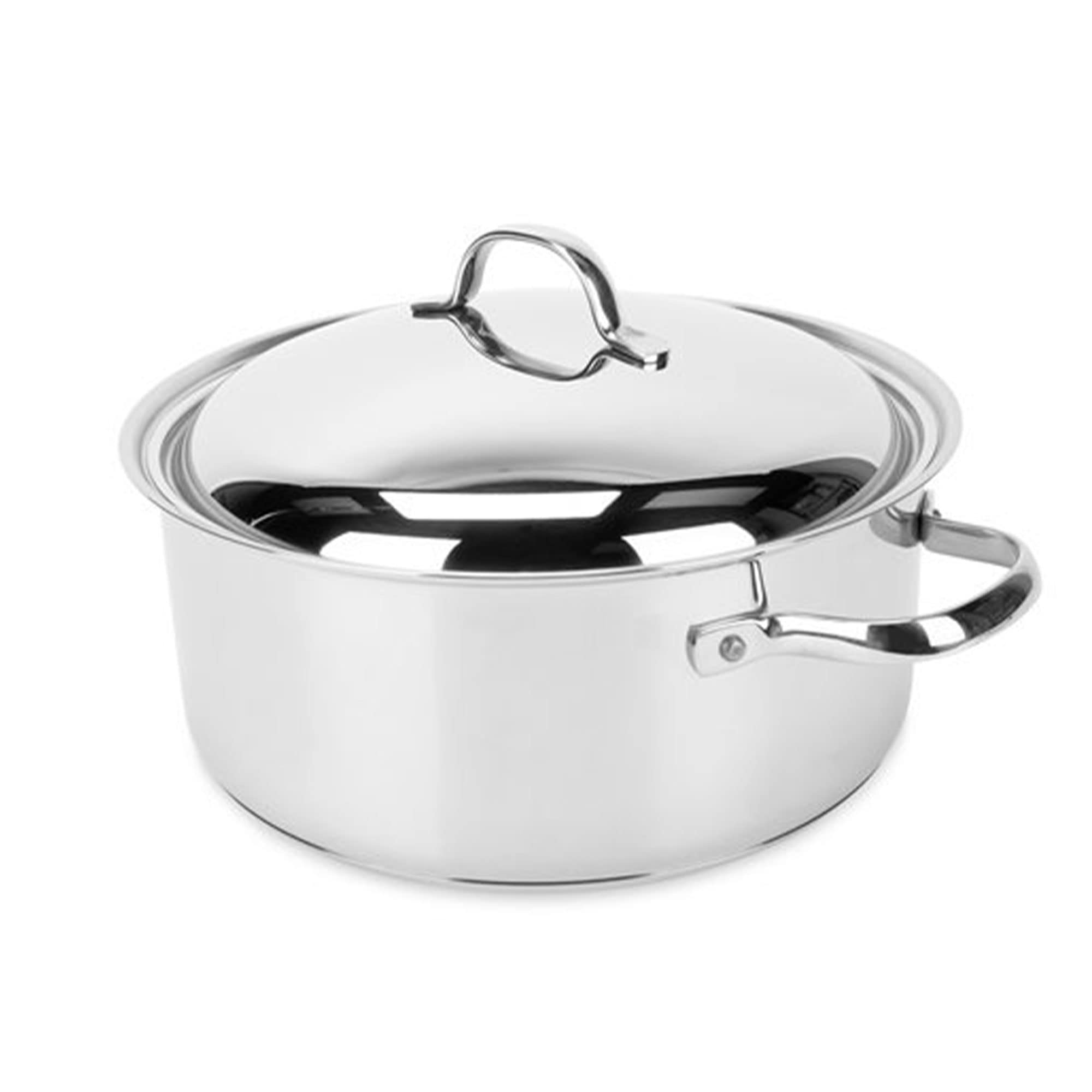 10 Pc Set Camco Mfg Nesting Stainless Steel Cookware