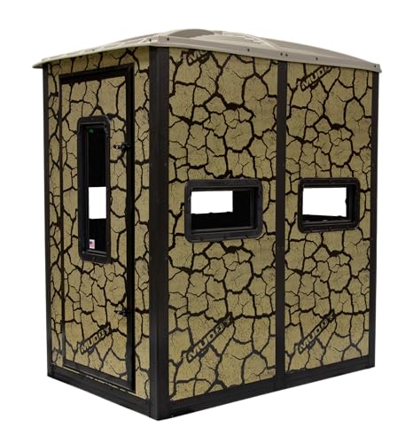 Steel Wall Striker Box Blind/CONSTUCTION Cracked MUD CAMO
