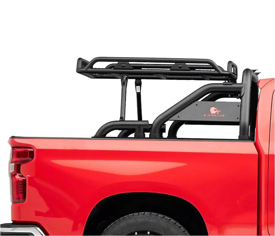 Warrior Black Off Road Black Horse Roll Bar Compatible with 2020-2023 Jeep Gladiator-WRB-09BK