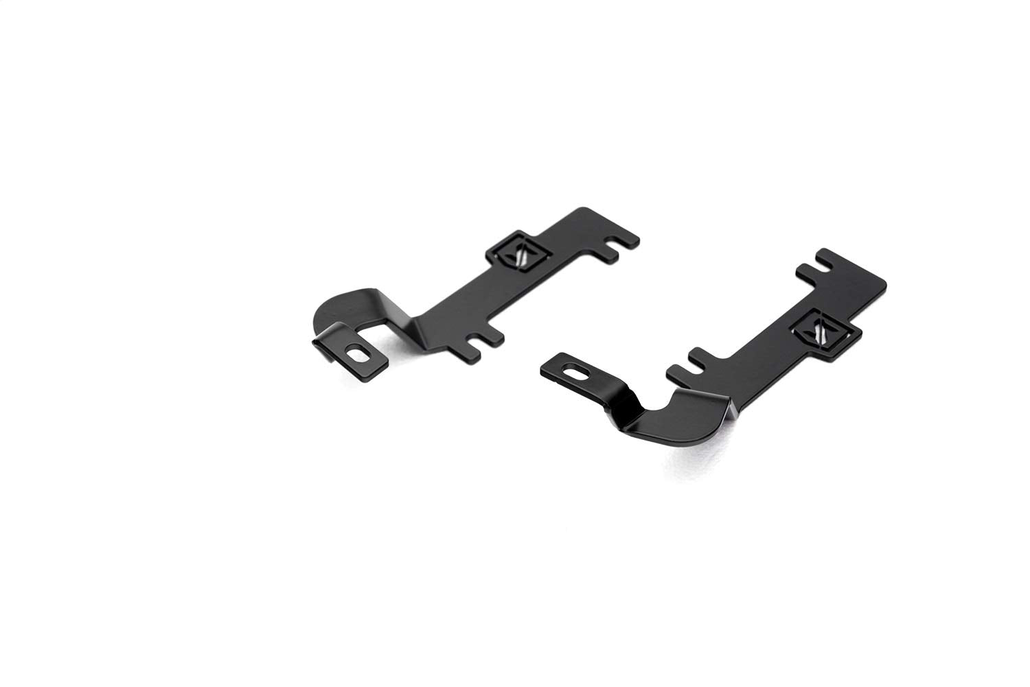 ZROADZ LED Kit Ditch Hood Hinge - Compatible w/ 2019-2022 Chevy Silverado 1500 - Incl. (2) 3 Inch LED Pod Lights - Mild Steel Gloss Black Finish - Bolt-On Easy Installation - PN #Z362181-KIT2