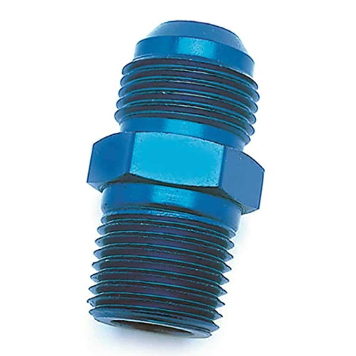 561016 Speedfx -10an X3/8nptf Blu St Fl To Pipe Ad
