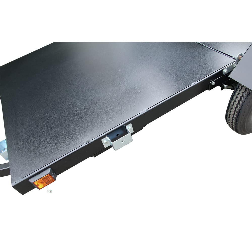 4 x 8 DK2 Single Axle Folding Utility Trailer, Load Capacity 1450 lb, Deck Length 8 ft, Deck Width 4 ft, Model# MFT4X8