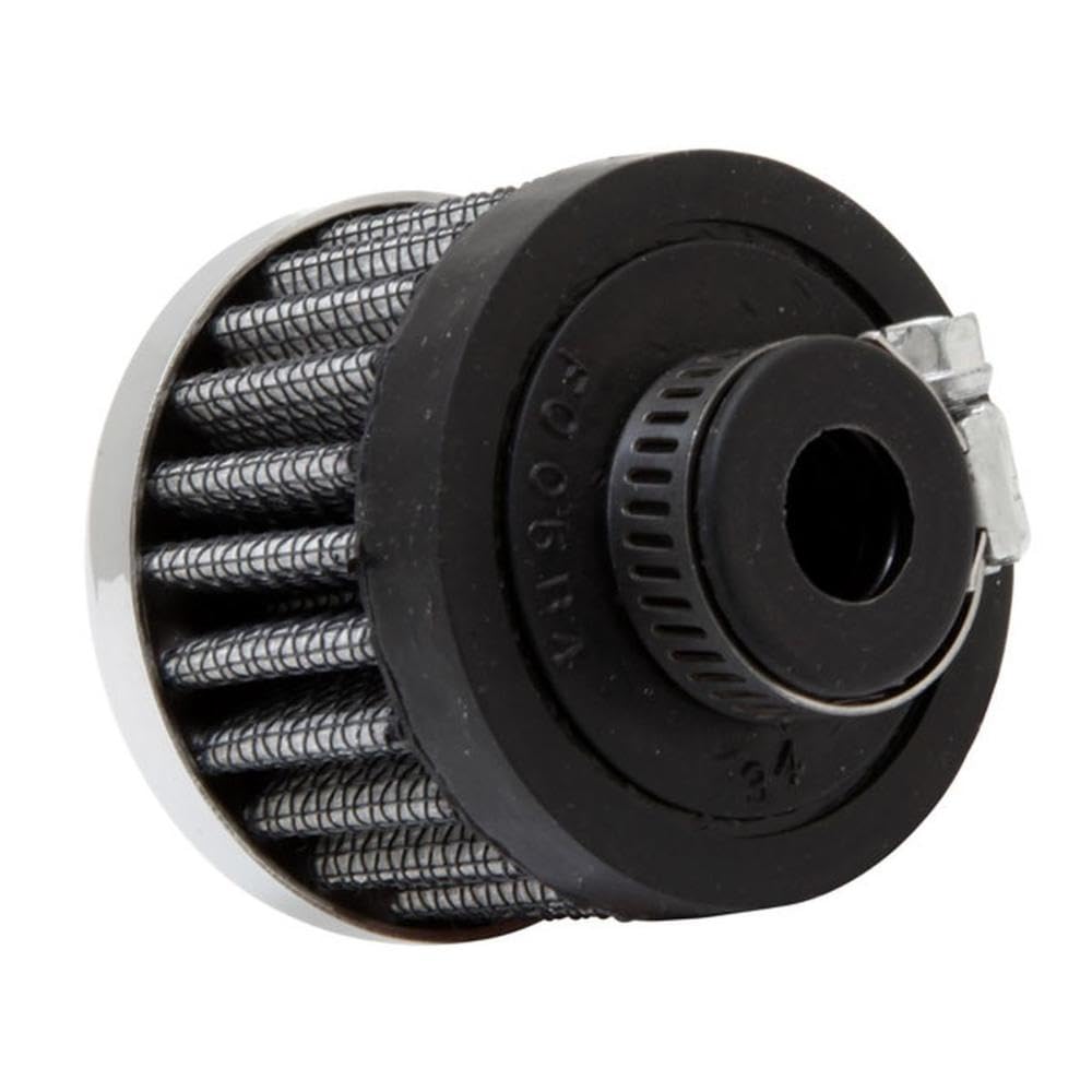 K&N Air Filter/Breather Vent: High Performance, Premium, Washable, Replacement Engine Filter: Flange Diameter: 0.5 in, Filter Height: 1.5 in, Flange Length: 0.4375 in, Shape: Breather, 62-1330