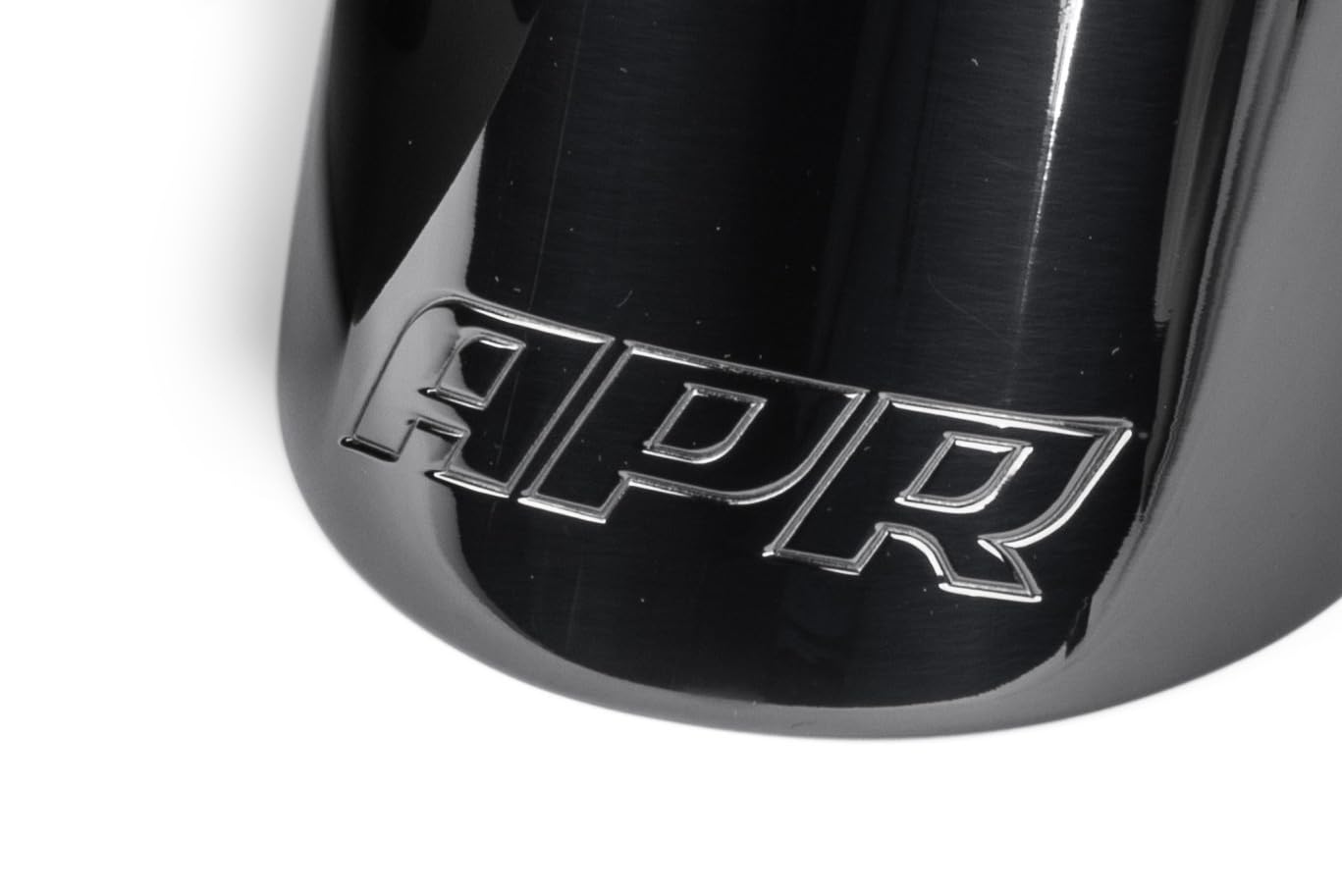 Double-Walled APR TPK0008 3.5 in. Slash-Cut Tips Diamond Black - Set of 2