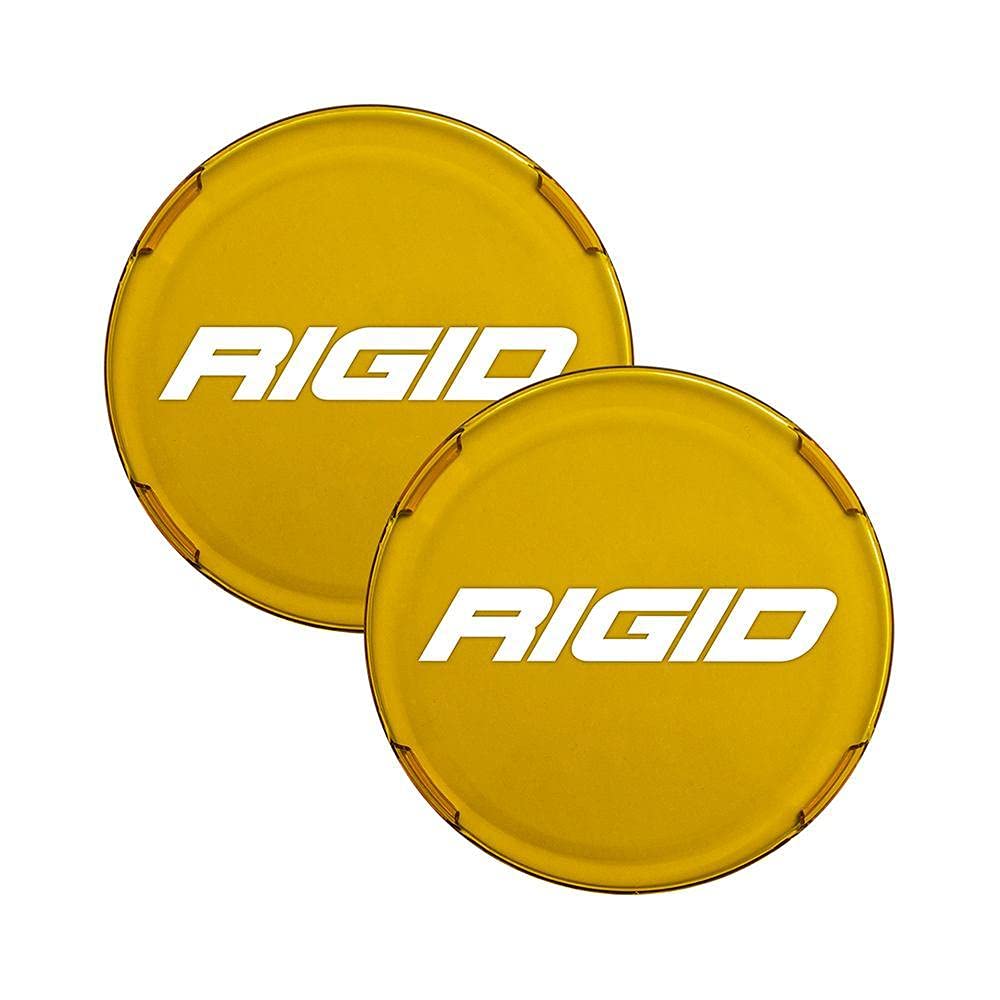 Light Cover for Rigid Industries 360-Series 4 Inch LED Lights, Amber | Pair (36363-TA)