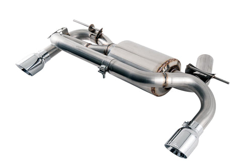 BMW F3X AWE Tuning 335i/435i Touring Edition Axle-Back Exhaust - Chrome Silver Tips (102mm) - 3010-32026