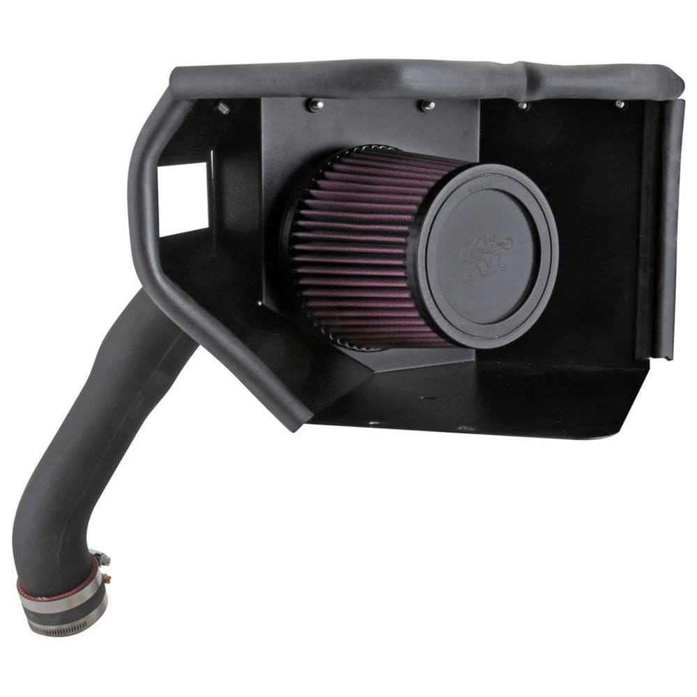Cold Air Intake System K&N: High-Flow Air-Filter, Increase Performance & Horsepower: Compatible with 2011-2017 JEEP Compass; 2011-2017 JEEP Patriot, 57-1567