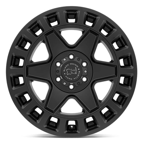 YORK Black Rhino Hard Alloys 17X8 6X130 6.55 52mm MATTE BLACK - 1780YRK526130M84
