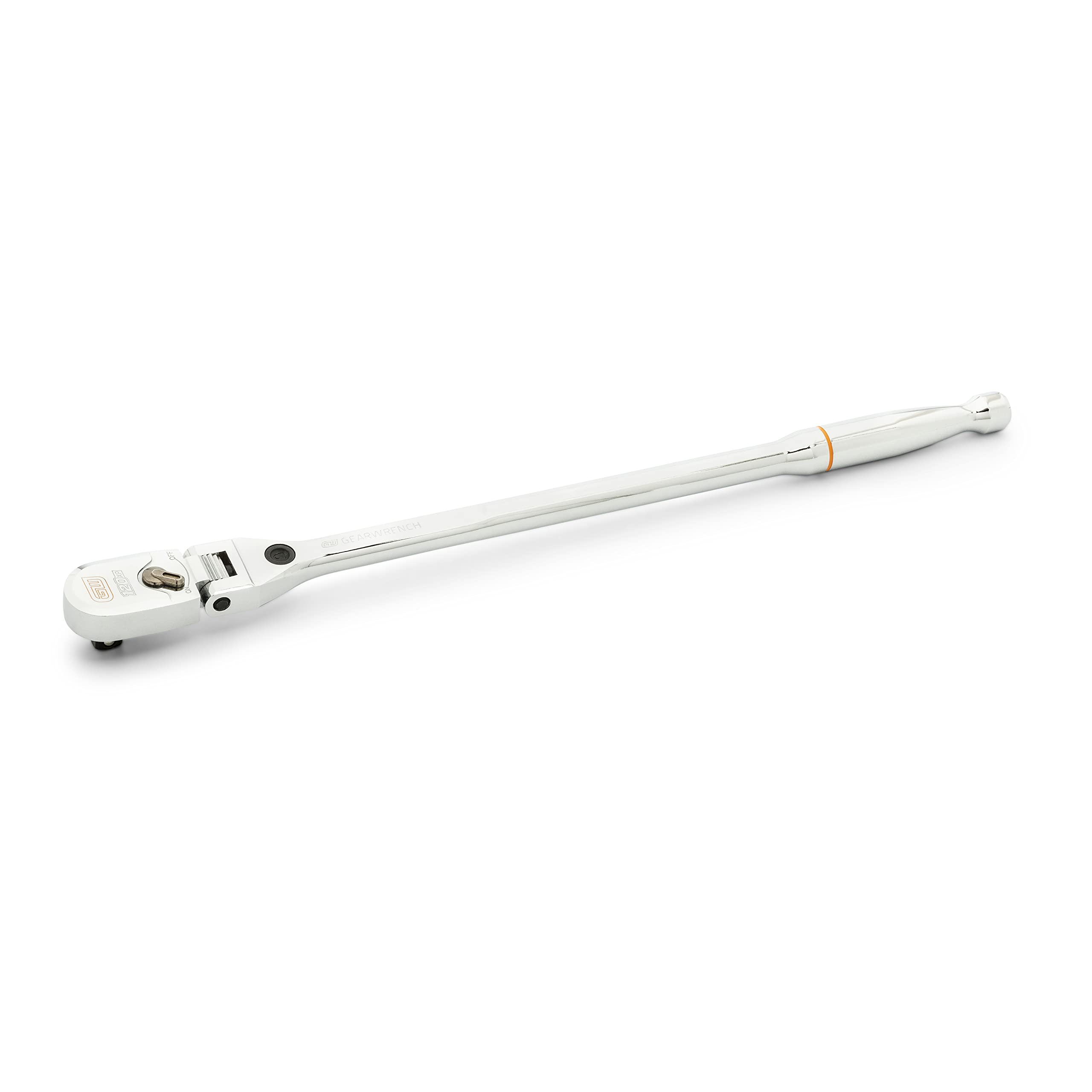 120XP GEARWRENCH 1/2" Drive Locking Flex Head Ratchet with Full Polish Grip - 81374