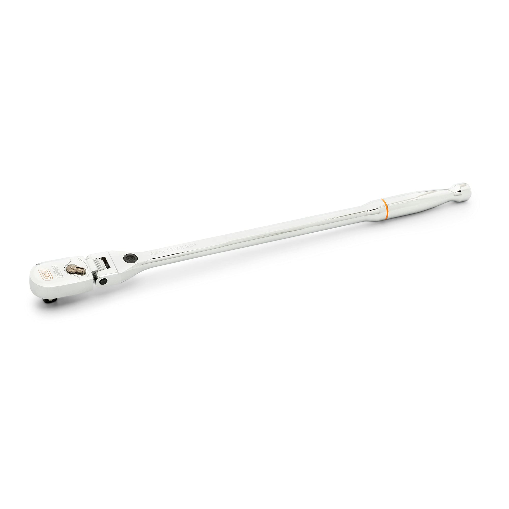 120XP GEARWRENCH 1/2" Drive Locking Flex Head Ratchet with Full Polish Grip - 81374